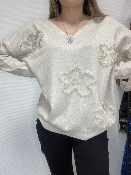 Iridescent sweater